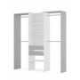 Armário c/ 2 Gavetas Tidy (Branco/Cemento)