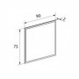 Espelho 75cm Priego