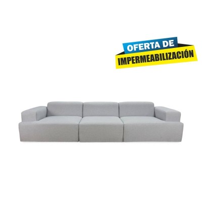 Sofá 3 Lugares Modular Everest (288x100cm) c/ Oferta da Impermeabilização