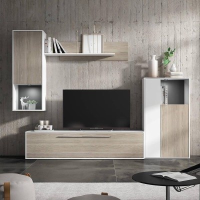 Mueble de Salón Legos 70490 (Blanco Matte/Sable)