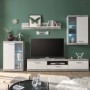 Mueble de Salón Completo Catlin Concrete/Blanco