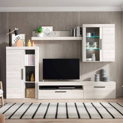 Mueble de Salón Completa Hakon (s/ Luz LED)