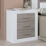Pack Cuarto Completo Lara c/ Canapé (Andersen Pino/Gris)+ Colchón Premium 17HR  (190X150cm)