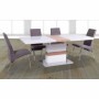 Pack Mesa de Comedor Extensible Carlota + 4 Sillas Aroa (Marengo)
