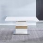 Pack Mesa de Comedor Extensible Carlota + 4 Sillas Aroa (Marengo)