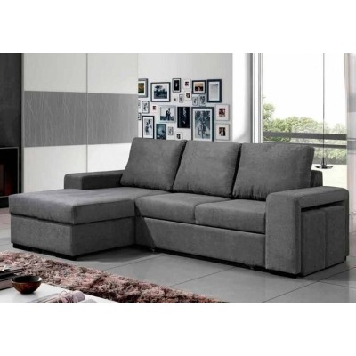 Sofá 2 Plazas + Chaise Long Reversible Máximo (240x150cm)