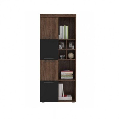 Estantería BlackWood en roble Texas/negro