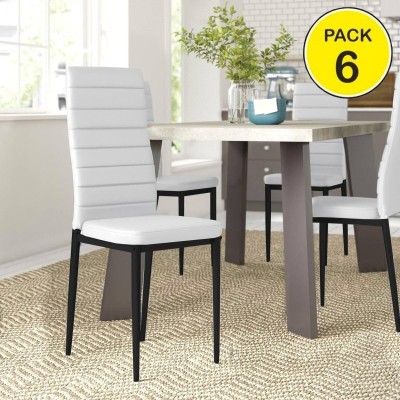 Pack de 6 Sillas Emi (Blanco)
