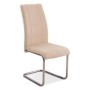 Pack Mesa de Salón-Comedor Extensible Lara (Cambria) + 4 Sillas San (Beige)