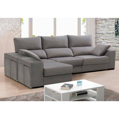 Sofá 2 Plazas + Chaise Long Reversible Viper (275x185cm)