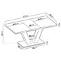 Mesa de Salon-Comedor Extensíble Alvaro