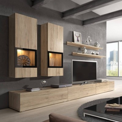 Mueble de Salón Completo Baros 10 c/ Luz LED