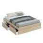 Pack Dormitorio Completo Kendra/Alaya + Somier + Colchón Premium 17HR (190x150cm)