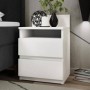 Pack Dormitorio Completo Orlando c/ 2 Mesitas de Noche Malwa M1 + Somier (190x140cm)
