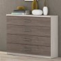 Pack Dormitorio Completo Monika c/ Cómoda + Colchón Premium 17HR (190x150cm)