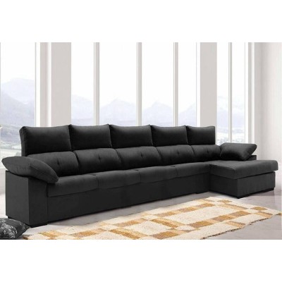Sofá 4 Plazas + Chaise Long Reversible Elegant (360x160cm)