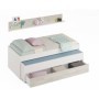 Estructura Cama Doble Juvenil Elliot c/ Estante (190x90cm)