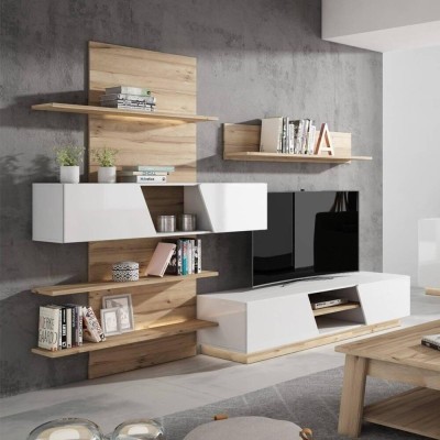 Mueble de Salón Completo Hulon (c/ Luz LED)