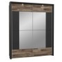 Armario 2 Puertas Correderas Clair (c/ Luz LED)