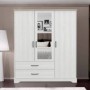 Armario 3 Puertas de abrir + 2 Cajones Cottage