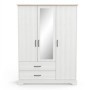 Armario 3 Puertas de abrir + 2 Cajones Cottage