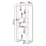 Mueble Auxiliar 2 Puertas Wood