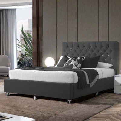 Estructura Cama Royal c/ Cristales + Somier Abatible y Fondos
