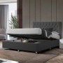 Estructura Cama Royal c/ Cristales + Somier Abatible y Fondos