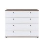 Pack Dormitorio Completo Tina c/ 2 Mesitas de Noche + Colchón Basic 15HR (200x160cm)