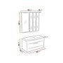 Mueble de Recibidor c/ Espejo Opal