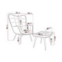 Sillón c/ Reposapies Gounar