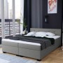 Cama Matrimonial Mukke + Colchón c/ Topper
