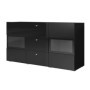 Aparador 2 Puertas + 3 Cajones Athens (c/ Luz Led)