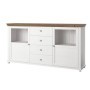 Aparador 2 Puertas + 4 Cajones Evora (c/ Luz LED)