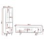 Pack Salón Completo Cristal 4 (c/ Luz LED)