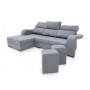 Sofá 2 Plazas + Chaise Long Reversible Luna (260x150cm)