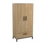 Pack Dormitorio Completo Craft c/ 2 Mesitas de Noche (200x160cm)