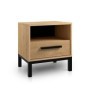 Pack Cama Craft c/ 2 Mesitas de Noche + Somier (190x140cm)
