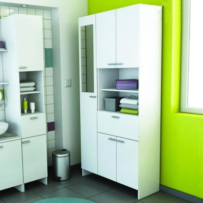 Mueble Auxiliar para Baño con Espejo Coralie 2