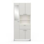 Mueble Auxiliar para Baño con Espejo Coralie 2