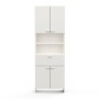 Mueble Auxiliar para Baño con Espejo Coralie 2