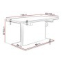 Mesa de Centro Convertible en Mesa de Comedor L1