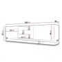 Base TV Qiu 200 (c/ Luz Led)