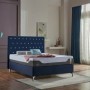 Cama Doble c/ Cristales y Almacenaje Tulipa