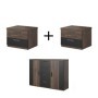 Pack 2 Mesitas de Noche + Cómoda Sigma (Flagstaff Oak)