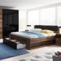 Pack Cama Galaxy (Marron) + Somier (200x180cm)