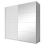 Pack Dormitorio Completo Galaxy (Blanco) c/ Armario (200x160cm)