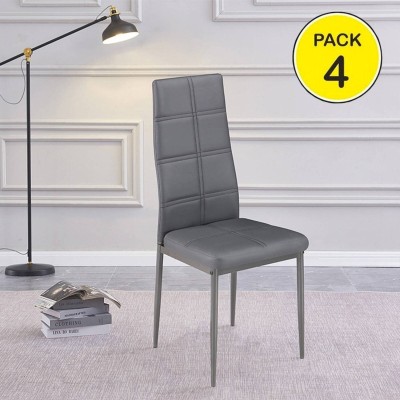 Pack 4 Sillas Axiss (Gris)