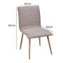 Pack 6 Sillas Milos (Beige)