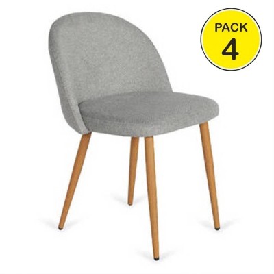 Pack de 4 sillas Zaragoza (Gris)